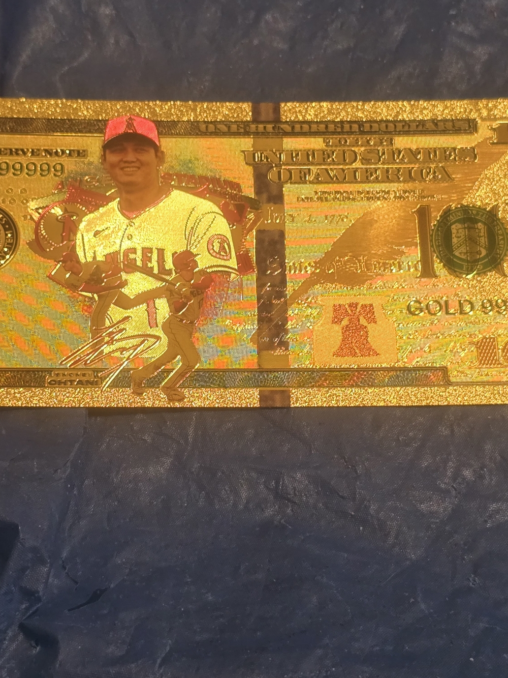 2023 Shohei Ohtani 24 Ct Gold $100 Bank Note